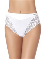 Трусики-слип с высокой линией талии Lace Cotton Band 229300 - фото 665915