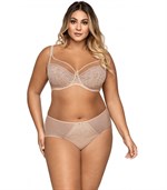 Комфортный бюстгальтер plus size на косточках с боковыми поддержками 231160 - фото 72973