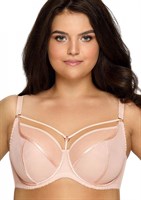 Бюстгальтер на косточках plus size с декоративными бретелями 231851 - фото 660047