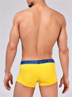 Мужские трусы-боксеры с резинкой джинсового цвета 244745