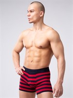 Мужские боксеры из мягкого хлопкового трикотажа в полоску 244793