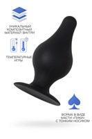 Черная анальная втулка Spade XS - 6,5 см. - фото 1355551