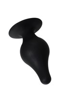 Черная анальная втулка Spade XS - 6,5 см. - фото 1355554