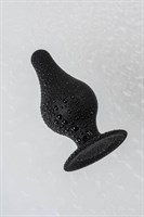 Черная анальная втулка Spade XS - 6,5 см. - фото 1355559