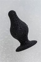 Черная анальная втулка Spade S - 8 см. - фото 1355570