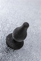 Черная анальная втулка Spade L - 11 см. - фото 1355624