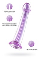Фиолетовый фаллоимитатор Jelly Dildo M - 18 см. - фото 1356067