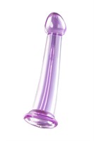 Фиолетовый фаллоимитатор Jelly Dildo M - 18 см. - фото 1356069