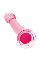 Розовый нереалистичный фаллоимитатор Jelly Dildo L - 20 см. - фото 1356088