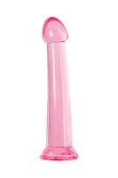Розовый нереалистичный фаллоимитатор Jelly Dildo L - 20 см. - фото 1356086