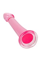 Розовый нереалистичный фаллоимитатор Jelly Dildo XL - 22 см. - фото 1356097