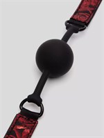 Кляп-шар на двусторонних ремешках Reversible Silicone Ball Gag - фото 1417169