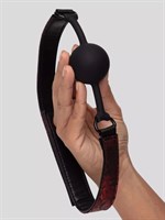 Кляп-шар на двусторонних ремешках Reversible Silicone Ball Gag - фото 1417170