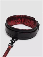 Стильный ошейник с поводком Reversible Faux Leather Collar and Lead - фото 1356237