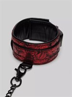 Красно-черные оковы Reversible Faux Leather Ankle Cuffs - фото 1356248