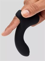 Черный вибратор на палец для G-стимуляции Sensation Rechargeable G-Spot Vibrator - фото 1356261