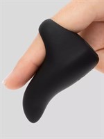 Черный вибратор на палец Sensation Rechargeable Finger Vibrator - фото 1356268