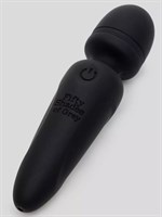 Черный мини-wand Sensation Rechargeable Mini Wand Vibrator - 10,1 см. - фото 1356271