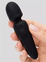 Черный мини-wand Sensation Rechargeable Mini Wand Vibrator - 10,1 см. - фото 1356273
