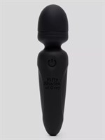 Черный мини-wand Sensation Rechargeable Mini Wand Vibrator - 10,1 см. - фото 399300