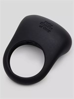 Черное эрекционное виброкольцо Sensation Rechargeable Vibrating Love Ring - фото 1356302