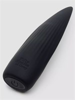 Черная вибропуля Sensation Rechargeable Flickering Tongue Vibrator - фото 1356319