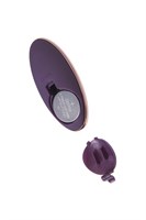Фиолетовое виброяйцо с имитацией фрикций Bumpy - фото 1356652