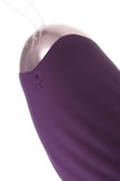Фиолетовое виброяйцо с имитацией фрикций Bumpy - фото 1356657