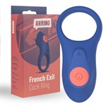 Синее эрекционное кольцо RRRING French Exit Cock Ring - фото 1356673