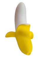 Оригинальный мини-вибратор в форме банана Mini Banana - 13 см. - фото 1356942