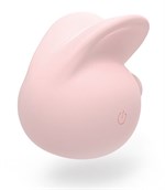 Розовое яичко-зайчик Bunny Vibro Egg - фото 1356987