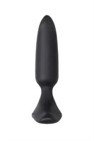 Черная анальная вибропробка HUSH 2 Size XS - 12,1 см. - фото 1427676