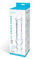 Прозрачный двухсторонний стимулятор 12  Double Ended Dildo - 28 см. 272664