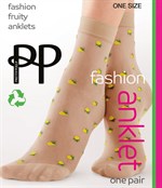 Капроновые носочки с лимончиками Lemon Anklets 276524 - фото 84593