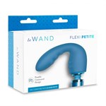 Синяя насадка Flexi для вибратора Le Wand Petite - фото 1373181