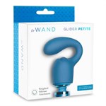 Синяя насадка Glider для вибратора Le Wand Petite - фото 1373187