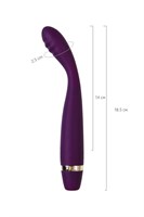 Фиолетовый стимулятор G-точки G-Hunter - 18,5 см. - фото 1373429