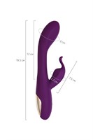 Фиолетовый вибратор-кролик G-Spotter - 19,5 см. - фото 1373468