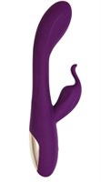 Фиолетовый вибратор-кролик G-Spotter - 19,5 см. - фото 476375