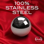 Серебристые вагинальные шарики Stainless Steel Kegel Balls - фото 1373489