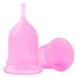 Розовая менструальная чаша HANNA - фото 426526
