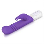 Фиолетовый массажер для G-точки Slim Shaft thrusting G-spot Rabbit - 23 см. - фото 476590