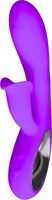 Фиолетовый вибратор-кролик Mrs. Jia - 20 см. - фото 439111