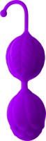 Фиолетовые вагинальные шарики Horny Orbs - фото 405439