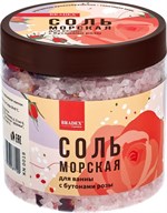 Морская соль для ванны с бутонами розы - 600 гр. 283439 - фото 677386