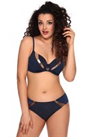 Купальный лиф со вставками с медным блеском 286272