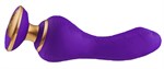 Фиолетовый вибростимулятор SANYA - 18,5 см. - фото 1374429