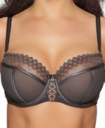 Бюстгальтер с вышивкой люрексом на чашках 292389