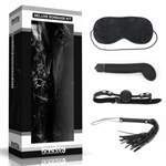БДСМ-набор Deluxe Bondage Kit: маска, вибратор, кляп, плётка - фото 1374655