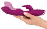 Фиолетовый вибратор A   G-Spot Rabbit Vibrator для стимуляции зон G и A - 23,6 см. - фото 1374889